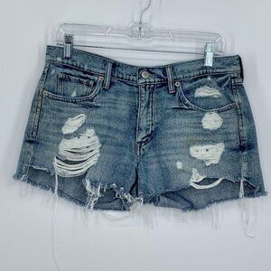 Lucky Brand Destroyed Boyfriend Shorts